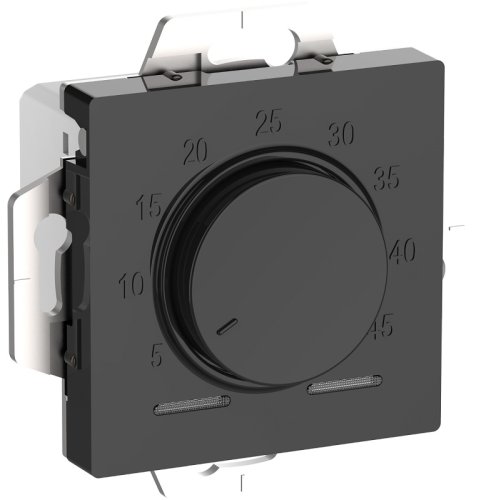 Терморегулятор механический с датчиком без рамки Systeme Electric AtlasDesign 0С +45С базальт картинка